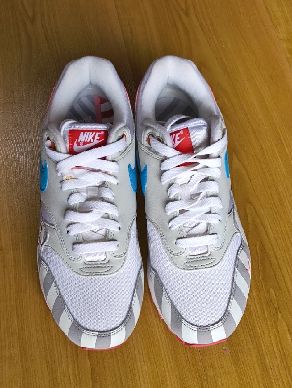 Nike Air Max 1 Collab With Dutch artist Piet Parra Size 7.5 Like New - Picture 5 of 16